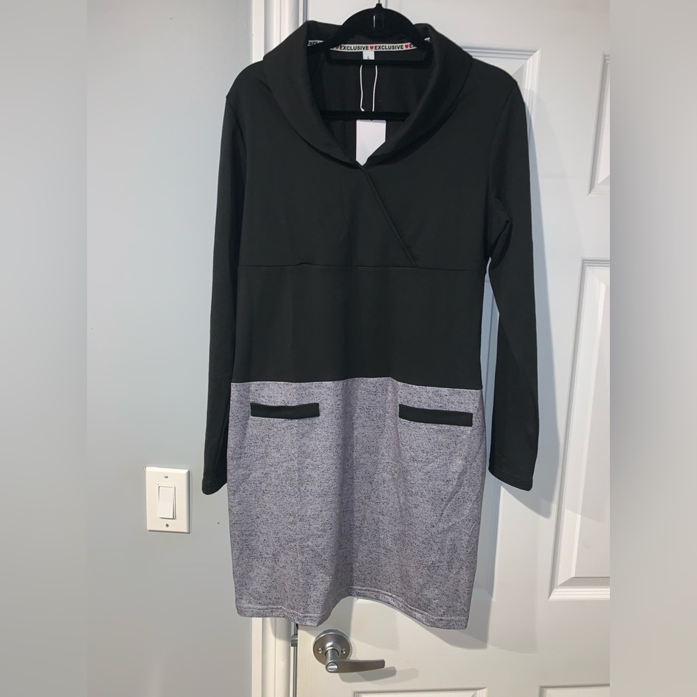 Exclusive Long Sleeve Dress
